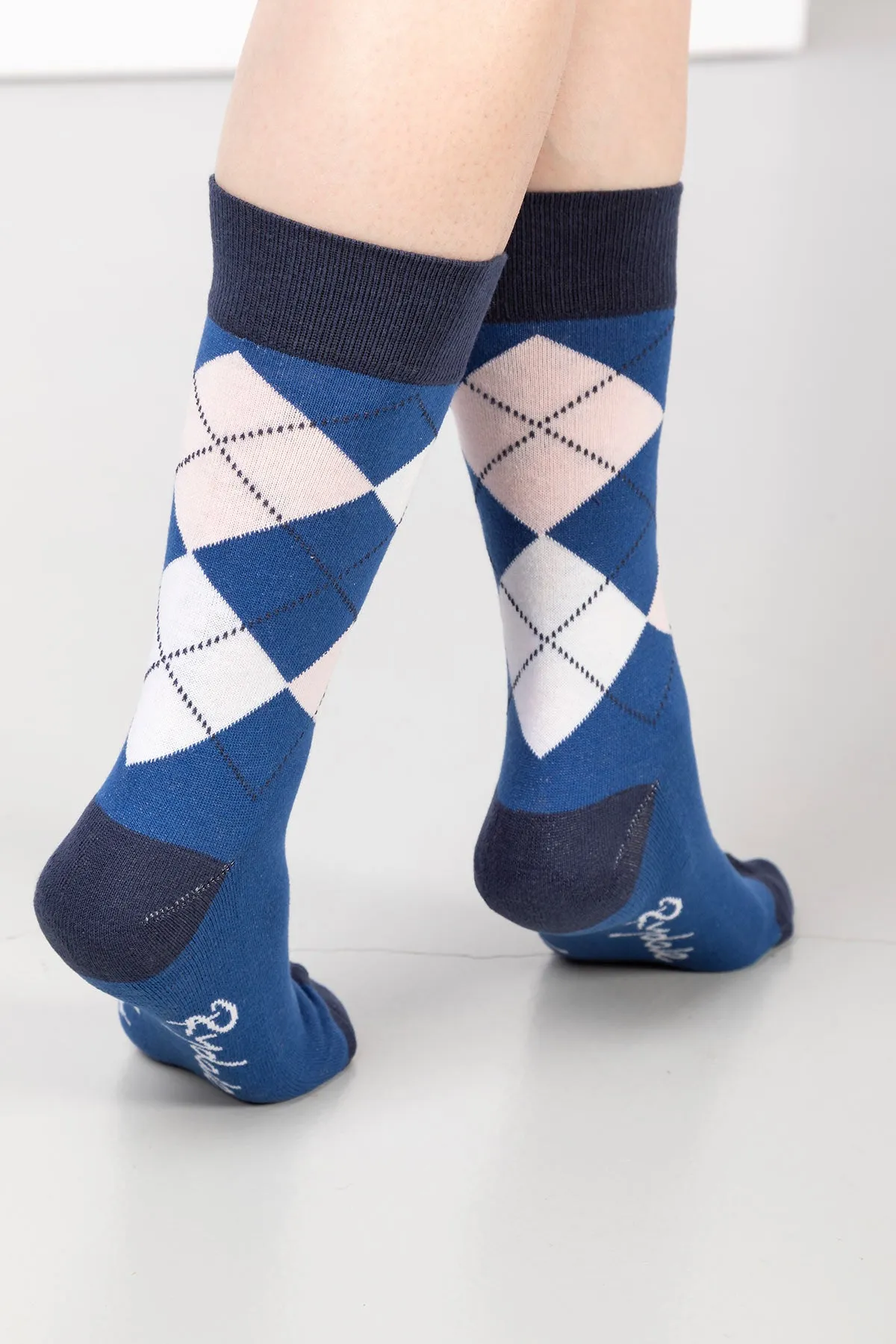 Ladies Argyle II Ankle Socks