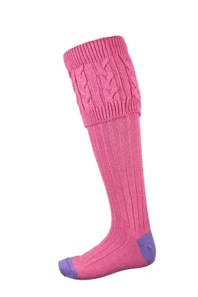 Ladies Cable Knit Socks