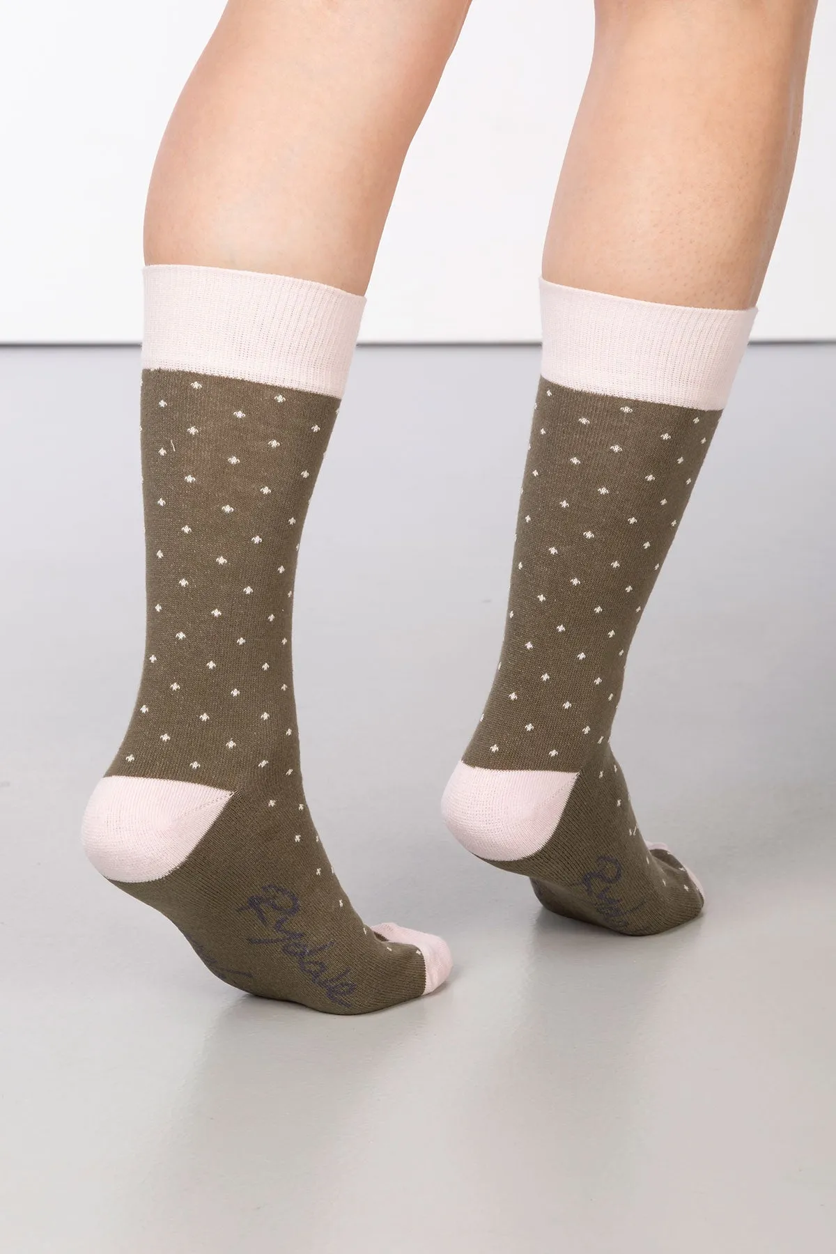 Ladies Dotty Ankle Socks