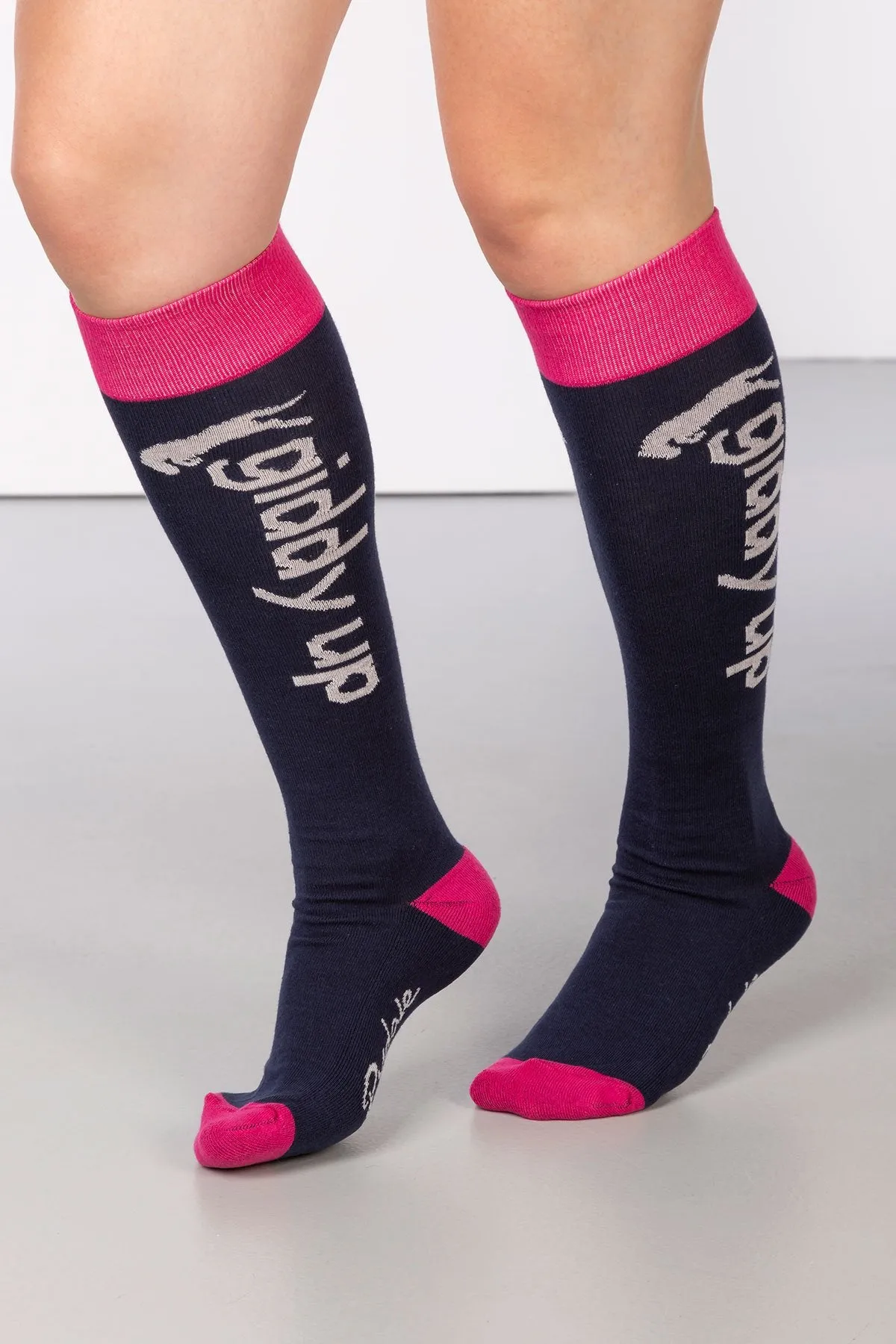 Ladies Giddy Up Knee Length Socks