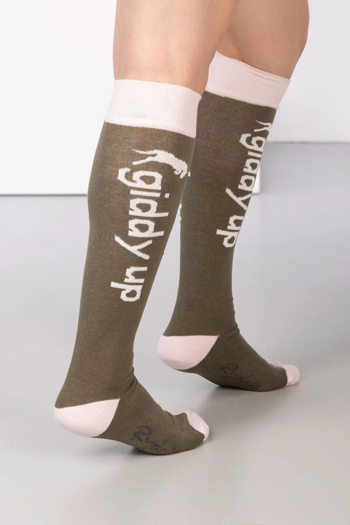 Ladies Giddy Up Knee Length Socks