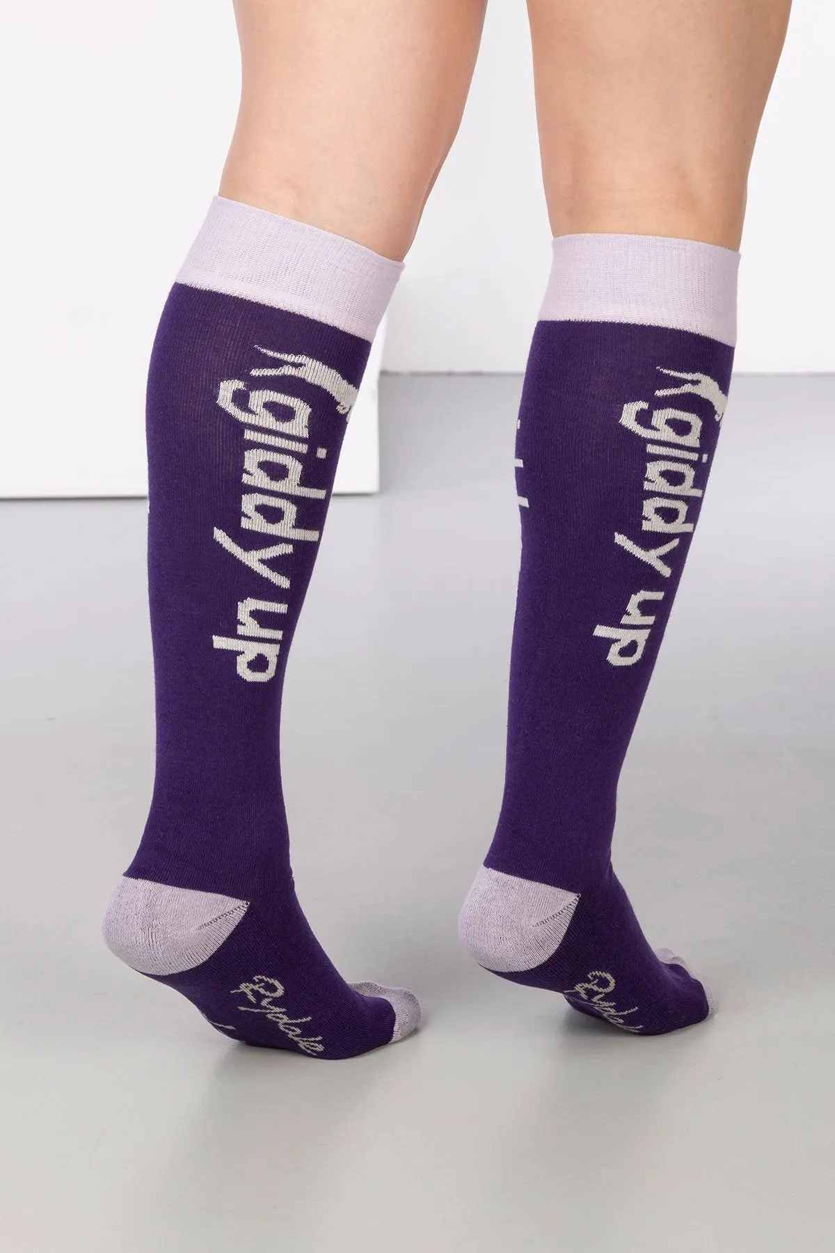 Ladies Giddy Up Knee Length Socks