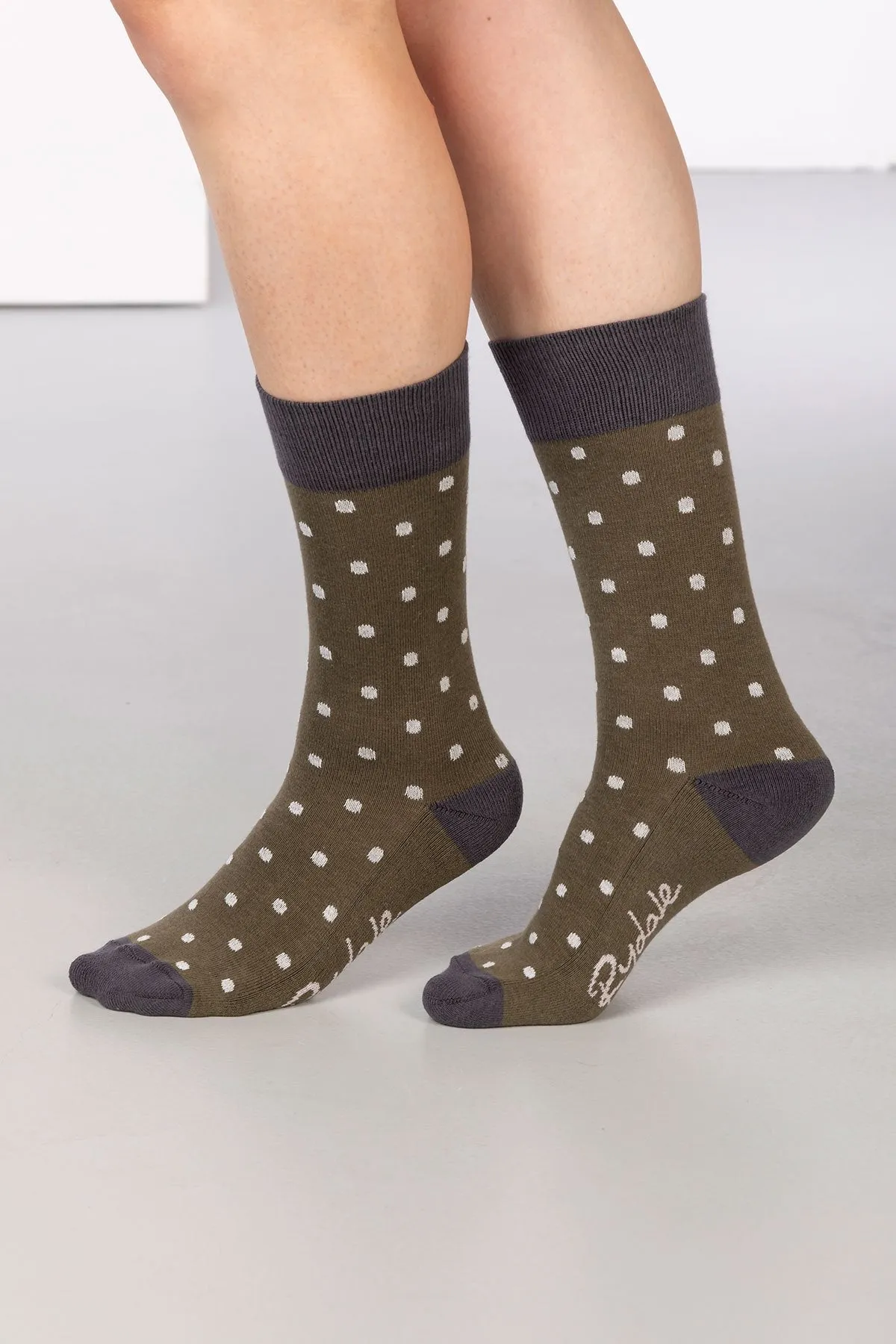 Ladies Polka Dot Ankle Socks