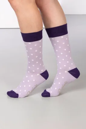 Ladies Polka Dot Ankle Socks