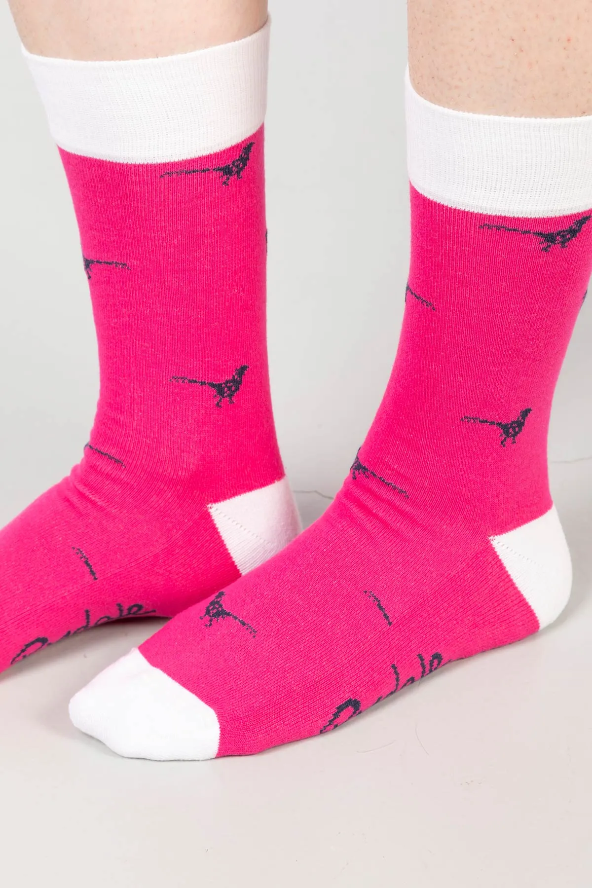 Ladies Walking Pheasants Ankle Socks