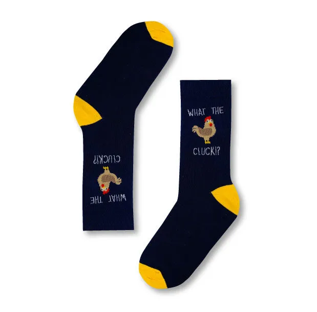 Unisex Urban Eccentric What The Cluck Cotton Rich Novelty Socks