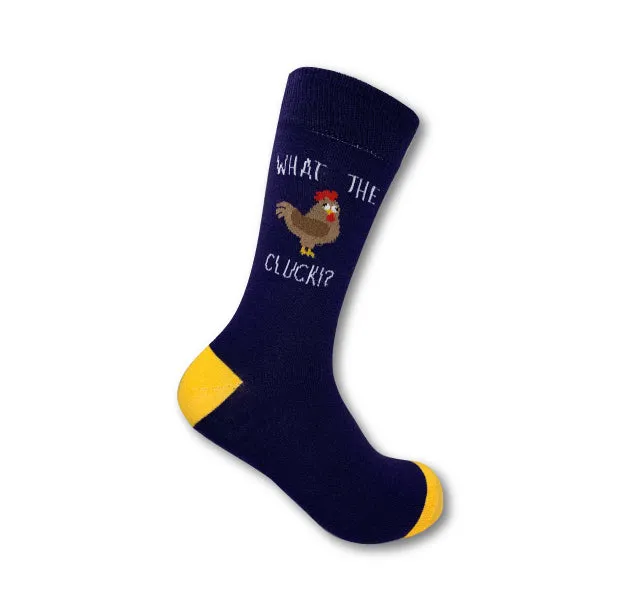 Unisex Urban Eccentric What The Cluck Cotton Rich Novelty Socks