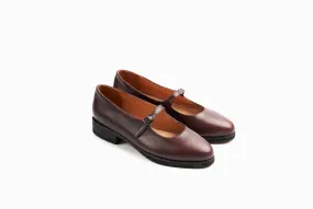 Mary Jane Flats - Oxblood Burgundy