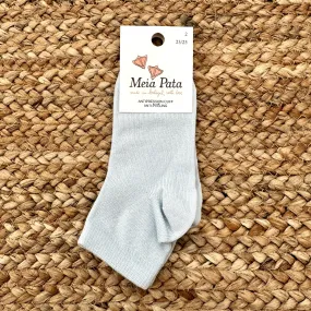 Meia Pata Baby Blue Flat Socks