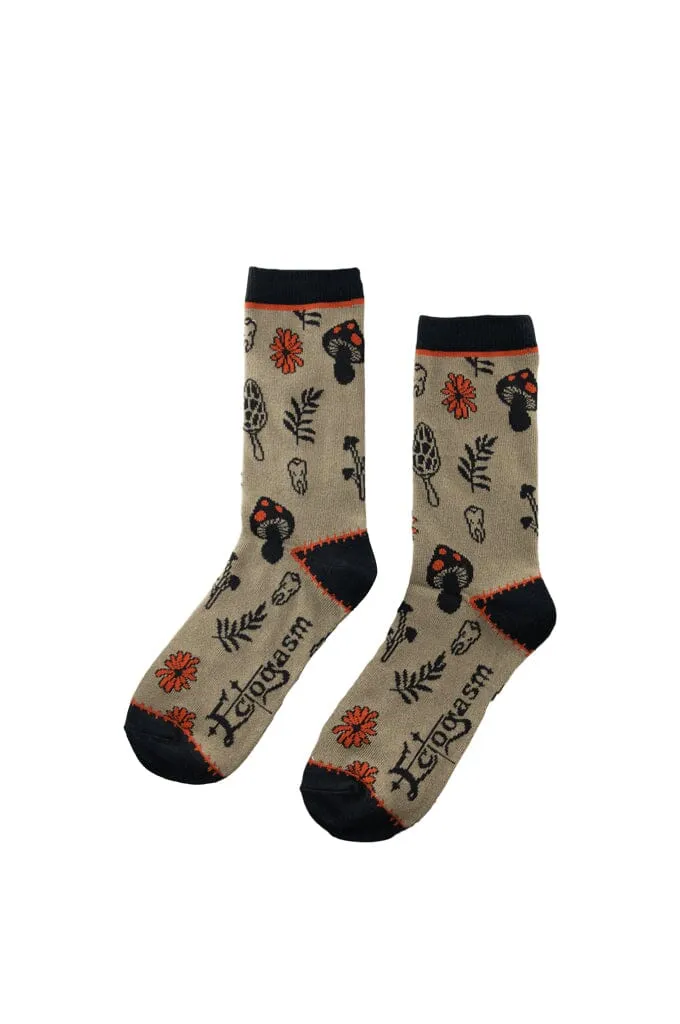 Mushrooms & Murder Unisex Crew Socks