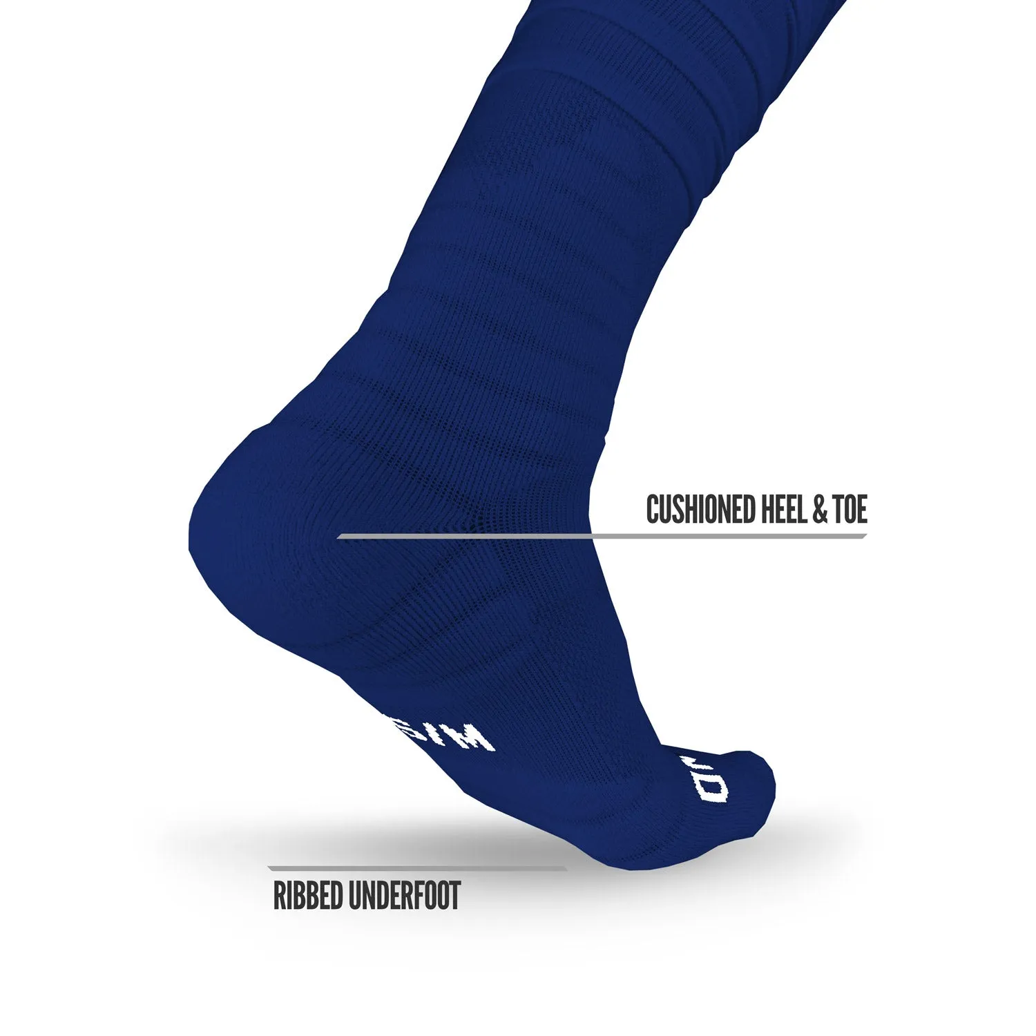 NXTRND XTD® Scrunch Football Socks Navy Blue