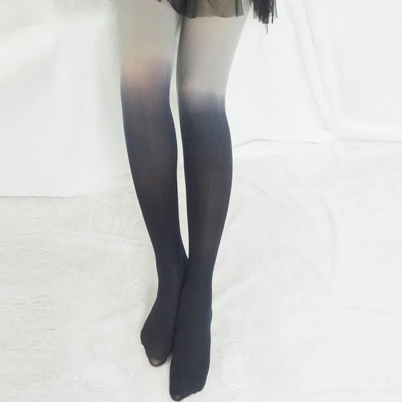 Ombre Velvet Tights