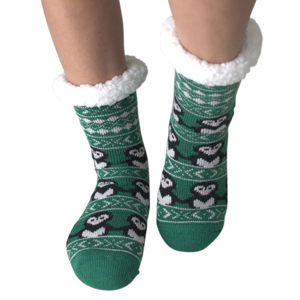 Penguin Dance Slipper Socks