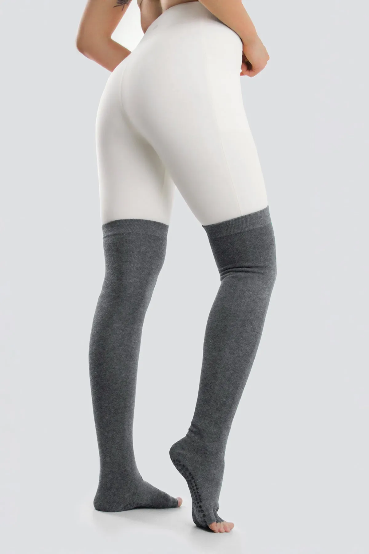 Pilates Anti-slip Over Knee Socks