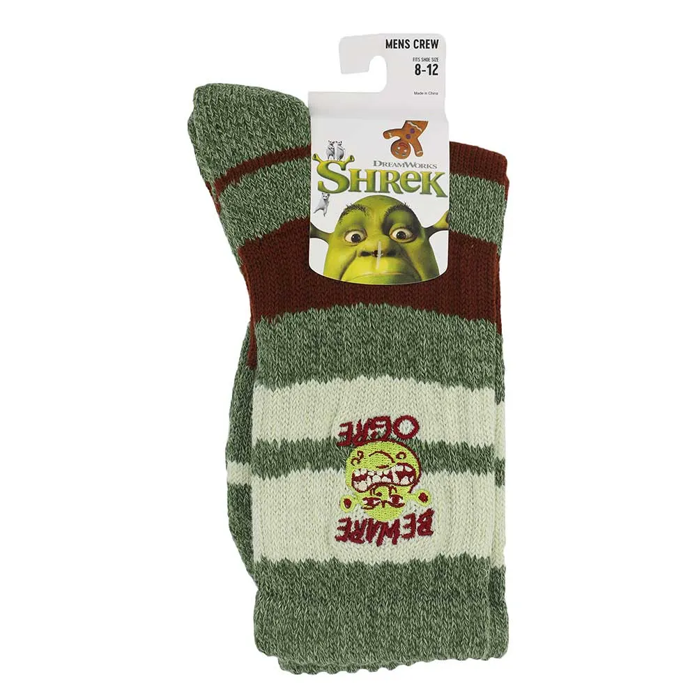 "Beware Ogre" Shrek Socks