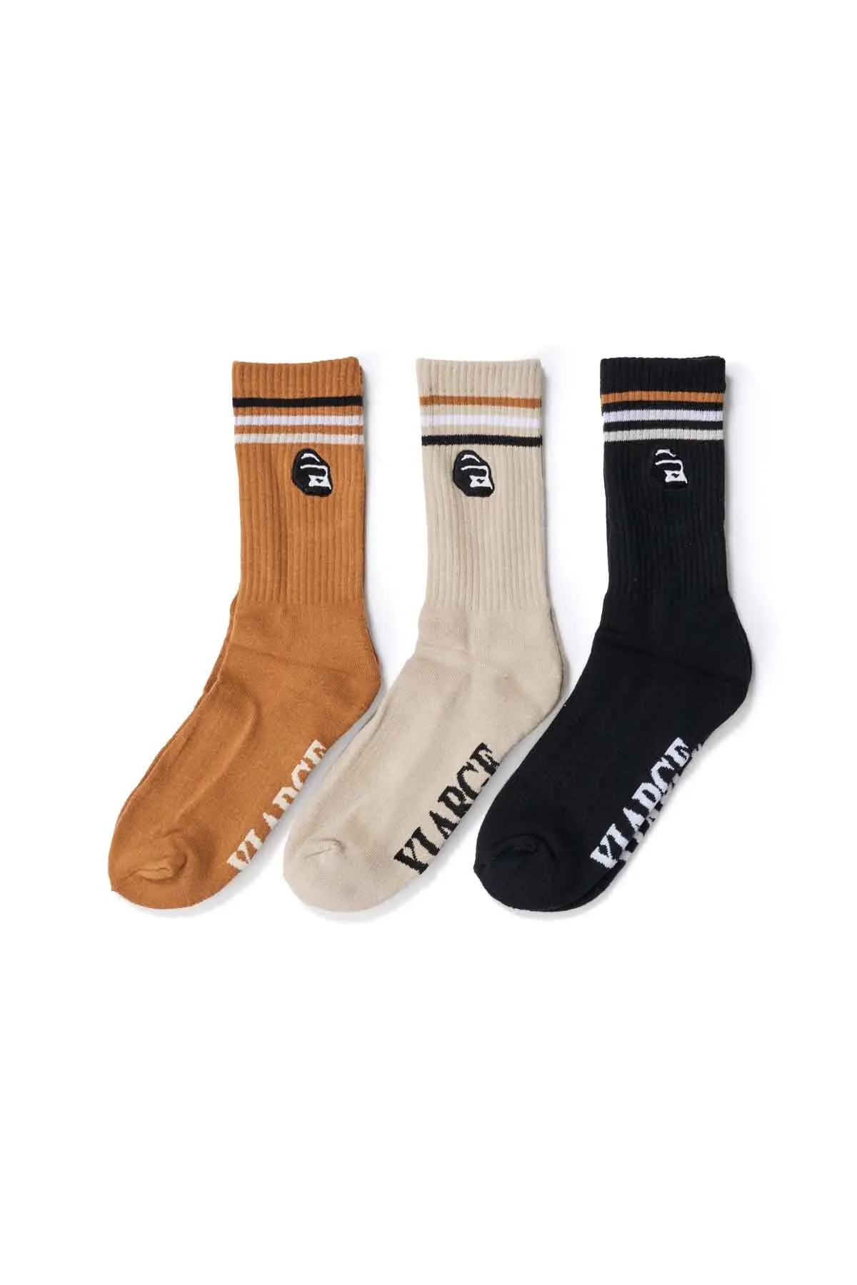 RAIL STRIPE SOCK 3PACK