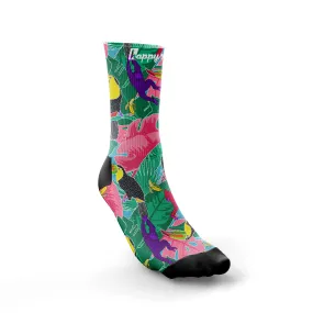 ''Rumble in the jungle'' crew socks