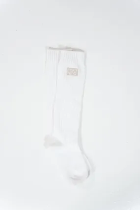 Scrunch Sock White