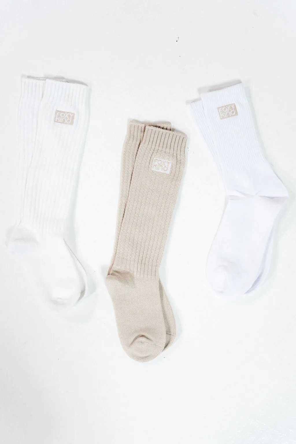 Scrunch Sock White