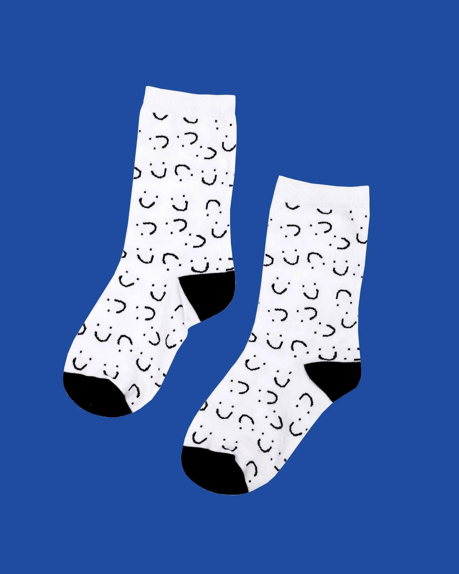 Smile Sock - Black & White Smiles