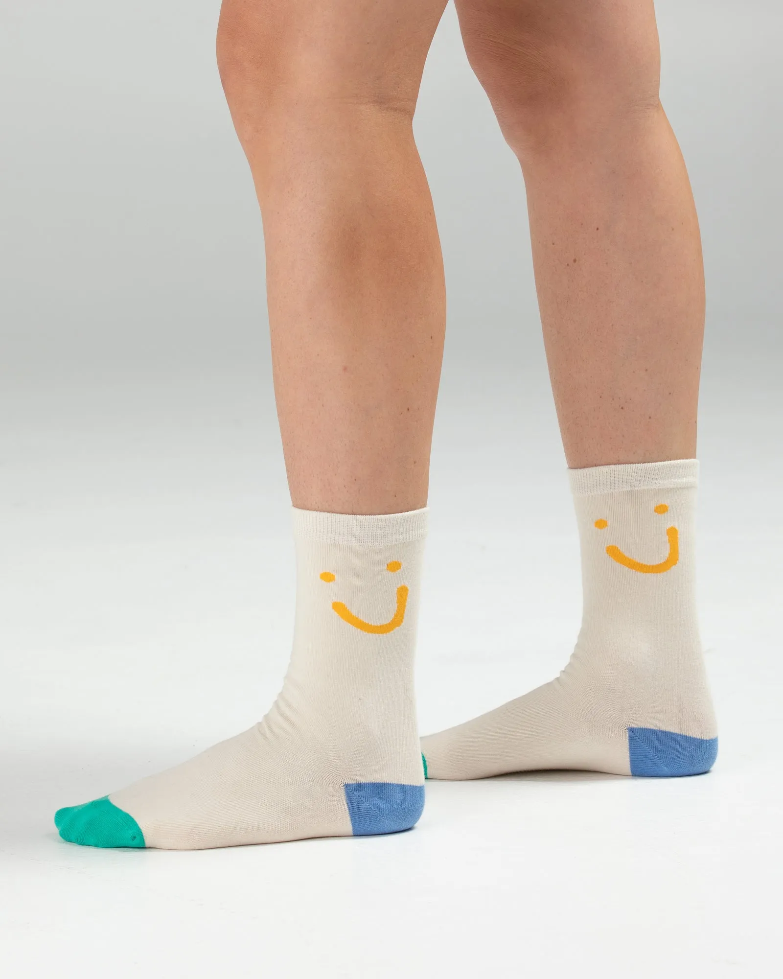 Smile Sock - Orange Tri