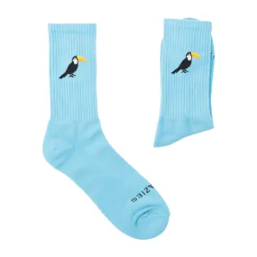 Socks | Baby Blue Toucan