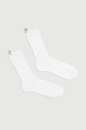 The Yves Sock in White