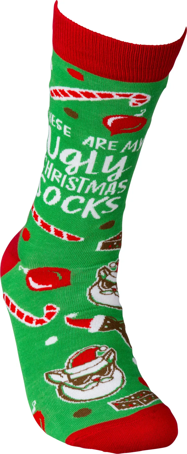 These Are My Ugly Christmas Socks