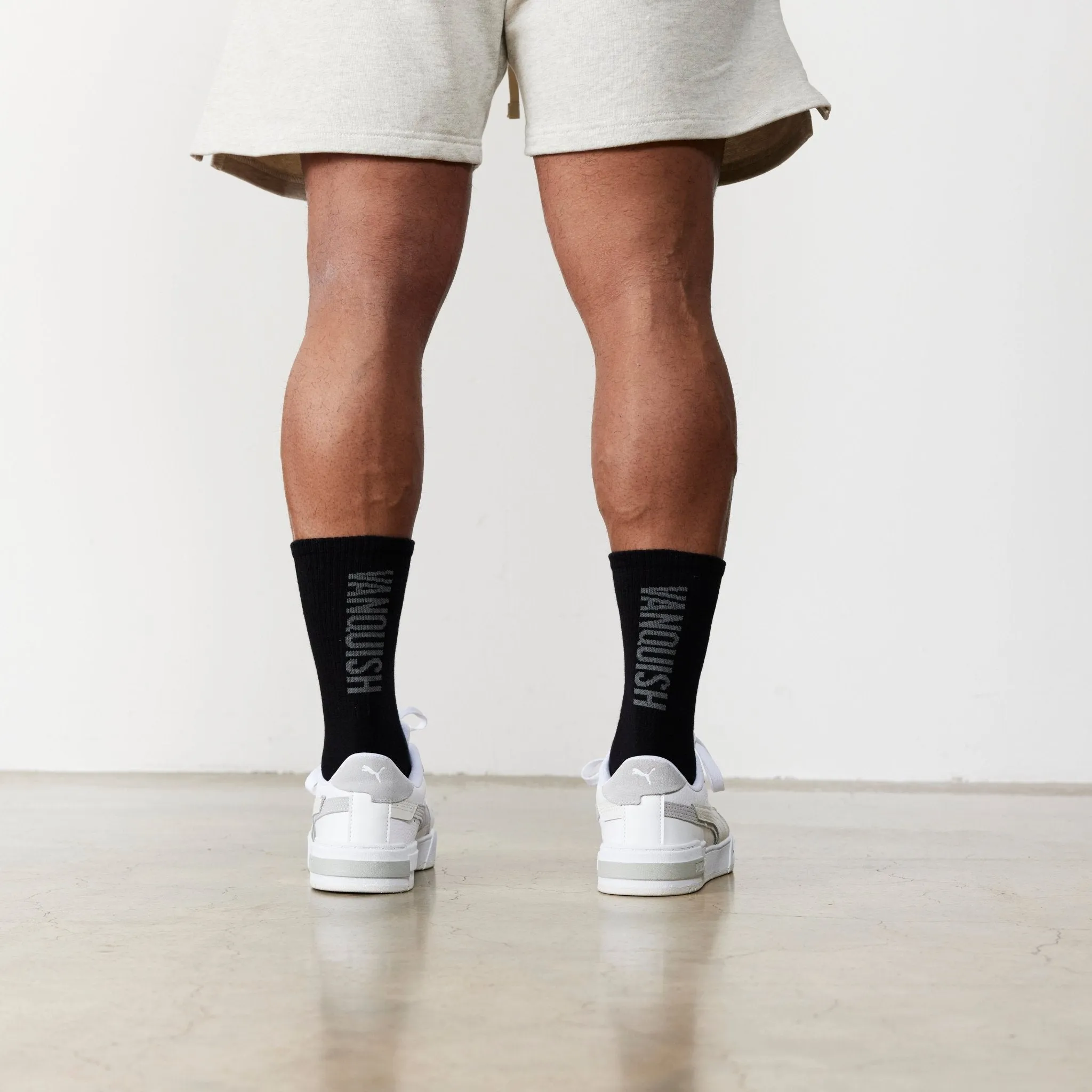 Vanquish Black Back Logo Organic Socks