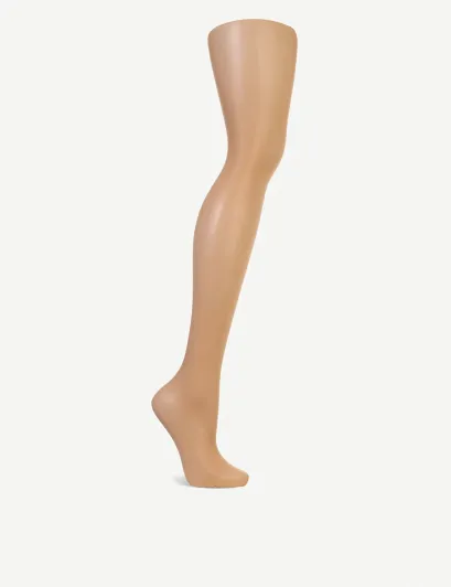 Wolford Luxury Nude Tummy 20 Control Top Tights UK XS