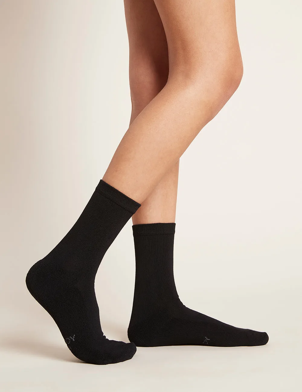 Women's Everyday Crew Socks - Black