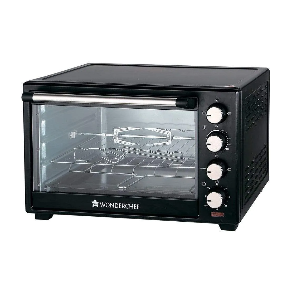 Wonderchef 6315222028-Litre Oven Toaster Grill with Convection and Rotisserie (Black)